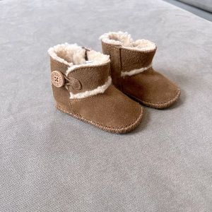 Baby Ugg Booties, Size 0/1
